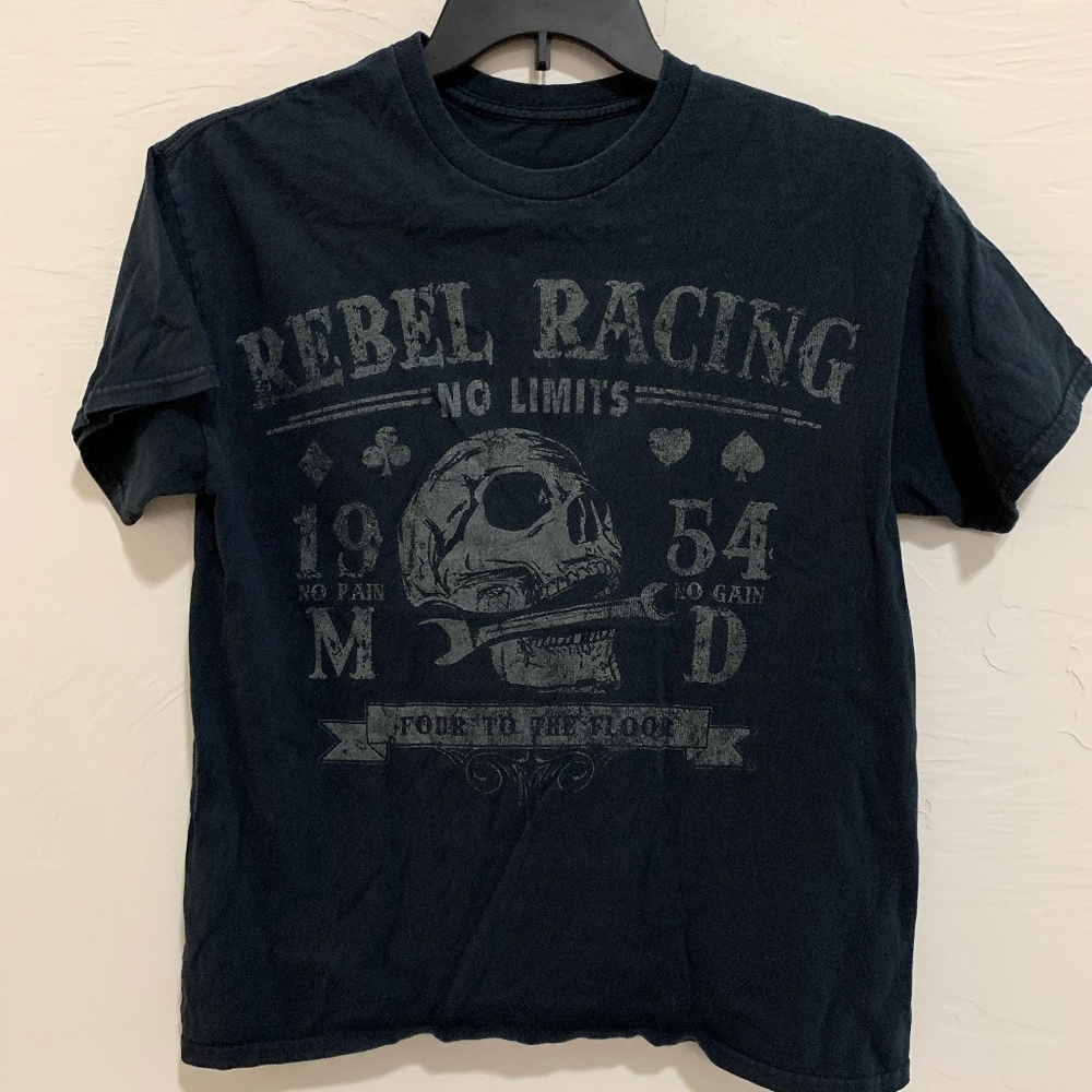 Rebel Racing No Limits T-Shirt, Black